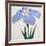 Kaku Jaku Ro Book of a Blue Iris-Stapleton Collection-Framed Giclee Print