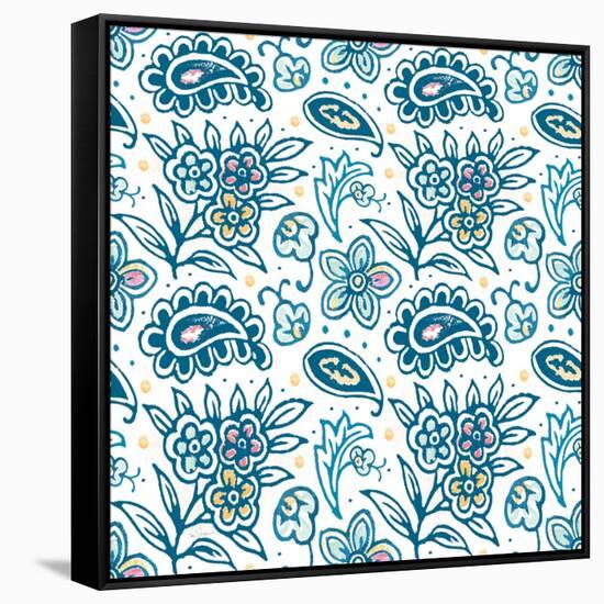 Kala Pattern VIA-Sue Schlabach-Framed Stretched Canvas