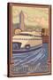 Kalakala Ferry, Seattle, Washington-Lantern Press-Stretched Canvas