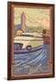 Kalakala Ferry, Seattle, Washington-Lantern Press-Framed Art Print
