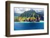 Kalalau Beach on the Na Pali Coast, Coast Wilderness State Park, Kauai, Hawaii, USA.-Russ Bishop-Framed Photographic Print