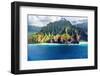 Kalalau Beach on the Na Pali Coast, Coast Wilderness State Park, Kauai, Hawaii, USA.-Russ Bishop-Framed Photographic Print