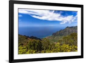 Kalalau Valley Overlook in Kauai-Andrew Shoemaker-Framed Photographic Print