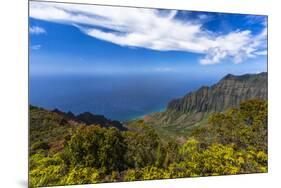 Kalalau Valley Overlook in Kauai-Andrew Shoemaker-Mounted Photographic Print