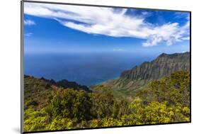 Kalalau Valley Overlook in Kauai-Andrew Shoemaker-Mounted Photographic Print