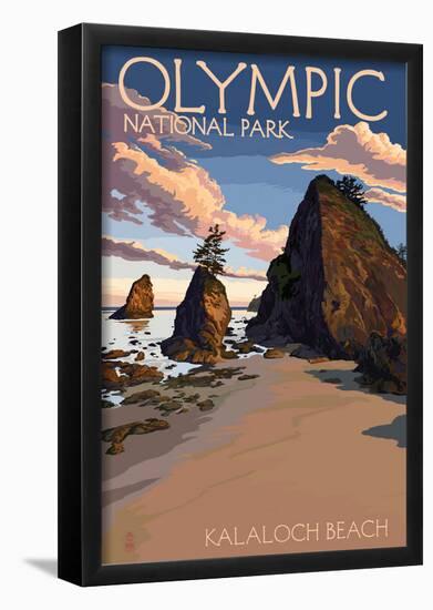 Kalaloch Beach - Olympic National Park, Washington-null-Framed Poster
