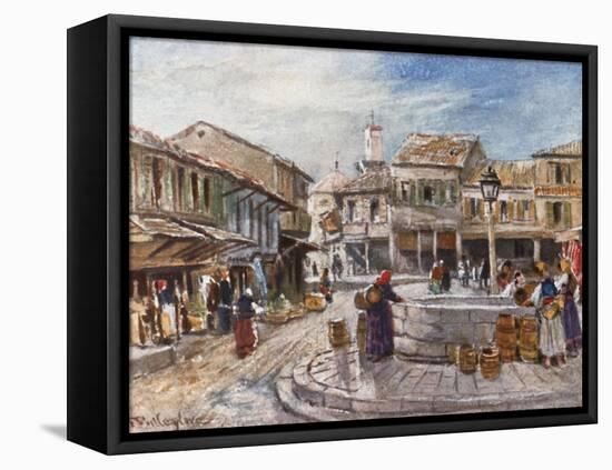 Kalamata on the Gulf of Messene-John Fulleylove-Framed Stretched Canvas