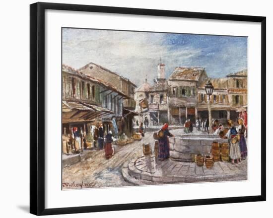 Kalamata on the Gulf of Messene-John Fulleylove-Framed Giclee Print