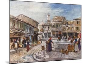 Kalamata on the Gulf of Messene-John Fulleylove-Mounted Giclee Print