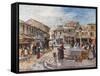 Kalamata on the Gulf of Messene-John Fulleylove-Framed Stretched Canvas