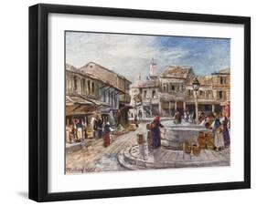 Kalamata on the Gulf of Messene-John Fulleylove-Framed Giclee Print