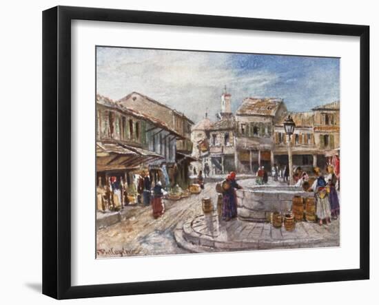 Kalamata on the Gulf of Messene-John Fulleylove-Framed Giclee Print