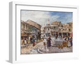 Kalamata on the Gulf of Messene-John Fulleylove-Framed Giclee Print