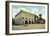 Kalamazoo, Michigan - Central Fire Station Exterior View-Lantern Press-Framed Art Print