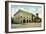 Kalamazoo, Michigan - Central Fire Station Exterior View-Lantern Press-Framed Art Print