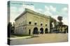 Kalamazoo, Michigan - Central Fire Station Exterior View-Lantern Press-Stretched Canvas