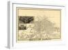 Kalamazoo, Michigan - Panoramic Map-Lantern Press-Framed Art Print