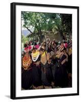 Kalash Women, Rites of Spring, Joshi, Bumburet Valley, Pakistan, Asia-Upperhall Ltd-Framed Photographic Print