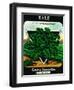 Kale Seed Packet-Lantern Press-Framed Art Print