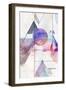 Kaleidescope Shapes I-Isabelle Z-Framed Art Print