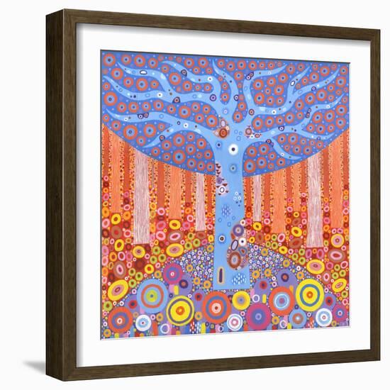 Kaleidoforest, 2018-David Newton-Framed Giclee Print