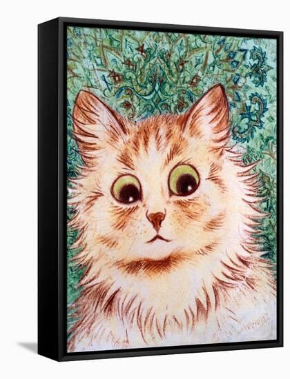 Kaleidoscope Cats II-Louis Wain-Framed Stretched Canvas