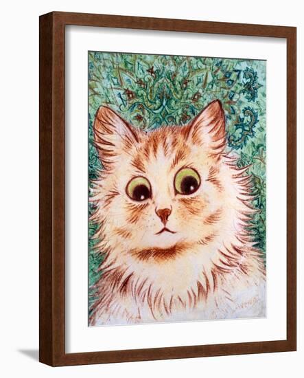 Kaleidoscope Cats II-Louis Wain-Framed Giclee Print