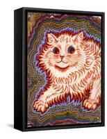 Kaleidoscope Cats III-Louis Wain-Framed Stretched Canvas