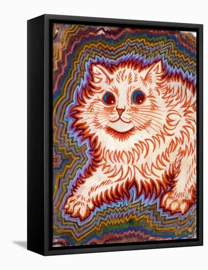 Kaleidoscope Cats III-Louis Wain-Framed Stretched Canvas