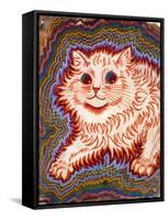 Kaleidoscope Cats III-Louis Wain-Framed Stretched Canvas