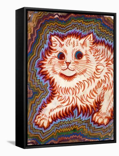 Kaleidoscope Cats III-Louis Wain-Framed Stretched Canvas