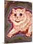 Kaleidoscope Cats III-Louis Wain-Mounted Premium Giclee Print