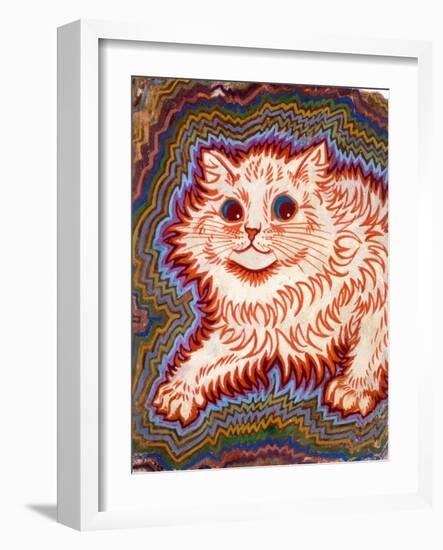 Kaleidoscope Cats III-Louis Wain-Framed Giclee Print