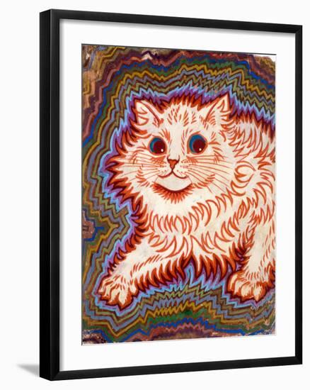 Kaleidoscope Cats III-Louis Wain-Framed Giclee Print