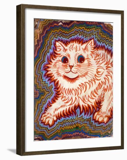 Kaleidoscope Cats III-Louis Wain-Framed Giclee Print