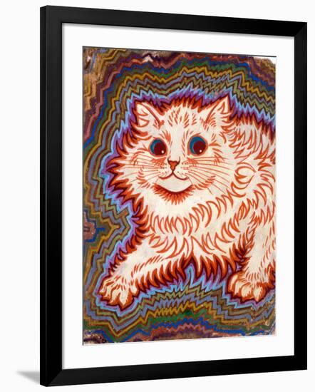 Kaleidoscope Cats III-Louis Wain-Framed Giclee Print