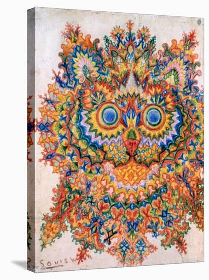 Kaleidoscope Cats IV-Louis Wain-Stretched Canvas