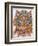 Kaleidoscope Cats IV-Louis Wain-Framed Giclee Print