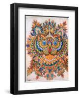 Kaleidoscope Cats IV-Louis Wain-Framed Giclee Print