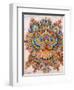 Kaleidoscope Cats IV-Louis Wain-Framed Giclee Print