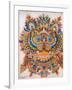 Kaleidoscope Cats IV-Louis Wain-Framed Giclee Print