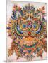 Kaleidoscope Cats IV-Louis Wain-Mounted Giclee Print