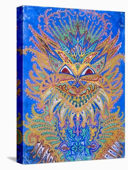 Kaleidoscope Cats VI-Louis Wain-Stretched Canvas