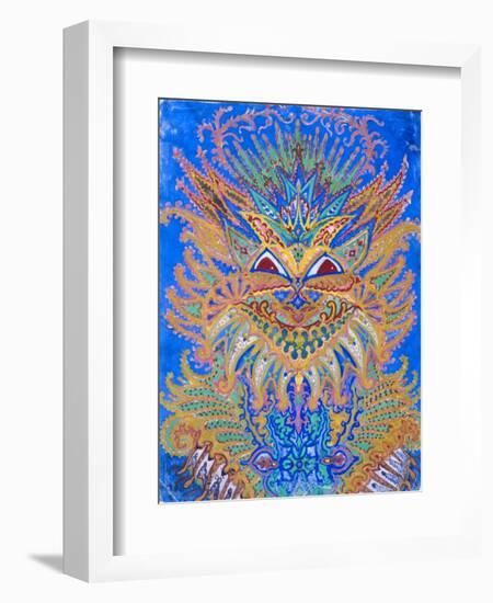 Kaleidoscope Cats VI-Louis Wain-Framed Giclee Print