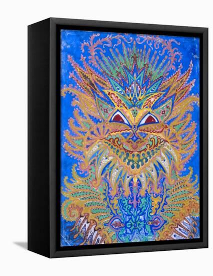 Kaleidoscope Cats VI-Louis Wain-Framed Stretched Canvas