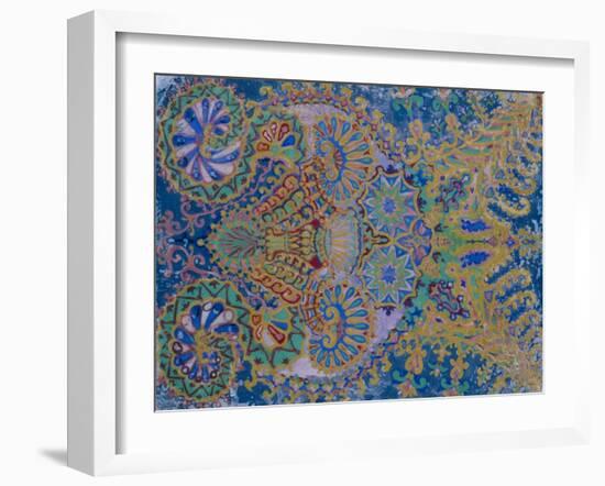 Kaleidoscope Cats VII-Louis Wain-Framed Giclee Print