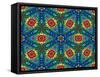 Kaleidoscope Color Pattern-natbasil-Framed Stretched Canvas