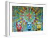 Kaleidoscope Dreamers-Abstract Graffiti-Framed Giclee Print