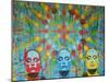 Kaleidoscope Dreamers-Abstract Graffiti-Mounted Giclee Print