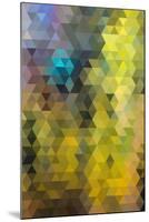 Kaleidoscope Geometric Pattern-H2Oshka-Mounted Art Print